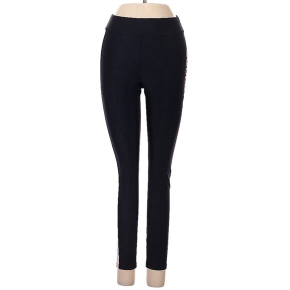 PE Nation x Soul Cycle Leggings Black Red Spell Out Logo Active Pants Women's S - Picture 5 of 16